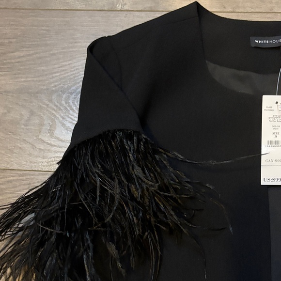 White House Black Market Black Bolero - Picture 2 of 6